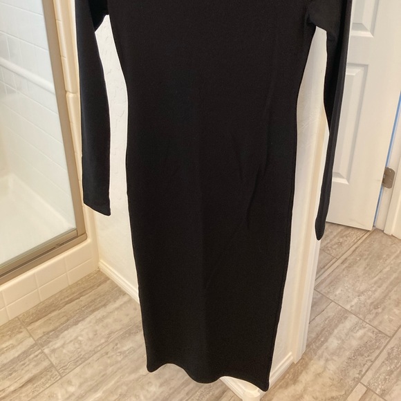 Black sweater dress — small - Picture 2 of 2
